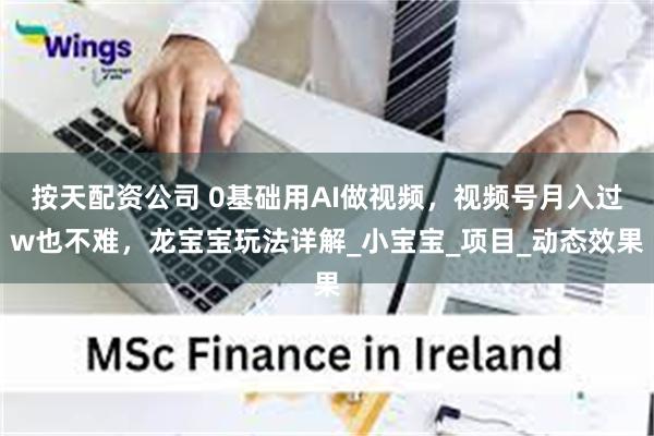 按天配资公司 0基础用AI做视频，视频号月入过w也不难，龙宝宝玩法详解_小宝宝_项目_动态效果