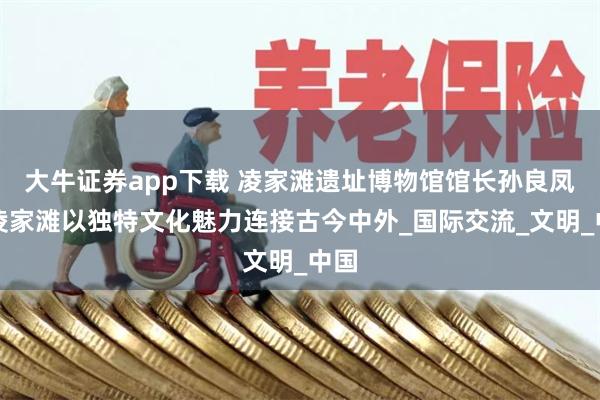 大牛证券app下载 凌家滩遗址博物馆馆长孙良凤：凌家滩以独特文化魅力连接古今中外_国际交流_文明_中国