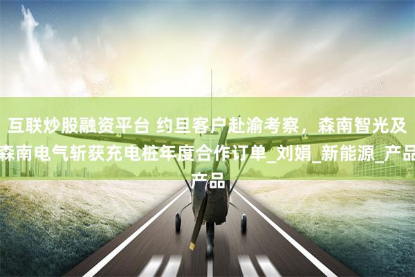 互联炒股融资平台 约旦客户赴渝考察，森南智光及森南电气斩获充电桩年度合作订单_刘娟_新能源_产品
