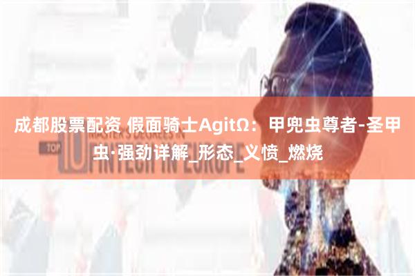 成都股票配资 假面骑士AgitΩ：甲兜虫尊者-圣甲虫·强劲详解_形态_义愤_燃烧